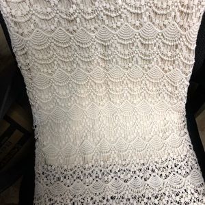 Maurice’s Med stretch cotton lace pencil skirt